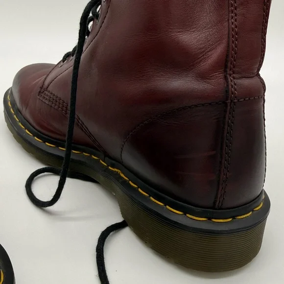 Men’s Dr. Martens 1460 Dark Red Lace-Up Boots